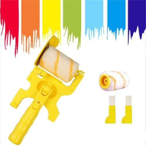 Paint Rollers Brush Multiuse for Home Wall Ceilings DIY Clean-Cut Painting Edger Roller Wall Decorative Handle Tools Paint Brush