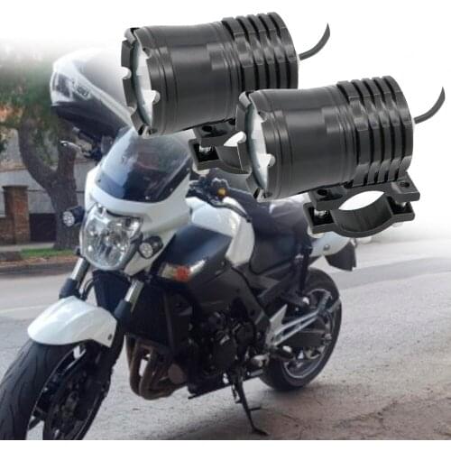 Motorcycle LED Headlights auxiliary lamp Motorbike Front Spotlight moto DRL fog spot Head Light Lamp accessorie DC 12-80V