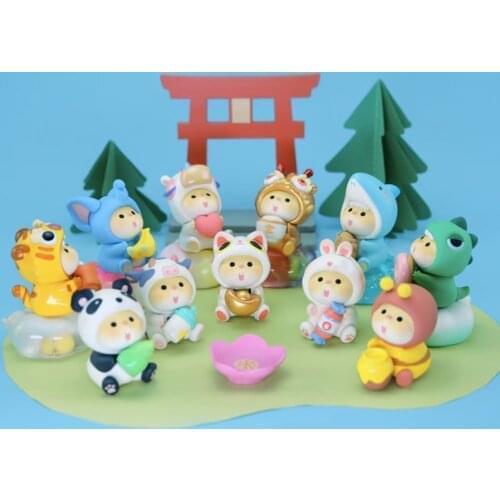 Blind Box Mythical Animal Series Anime Guess Bag Surprise Box Original Action Figure Cartoon Model Toys Collection