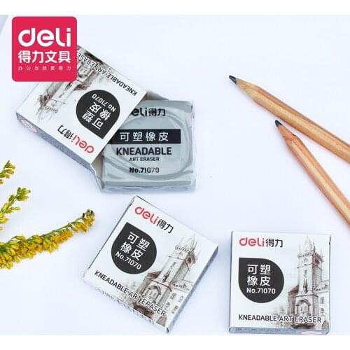 Deli 71070 plasticity, drawing special rubber error correction test card, homework modification eraser, student stationery