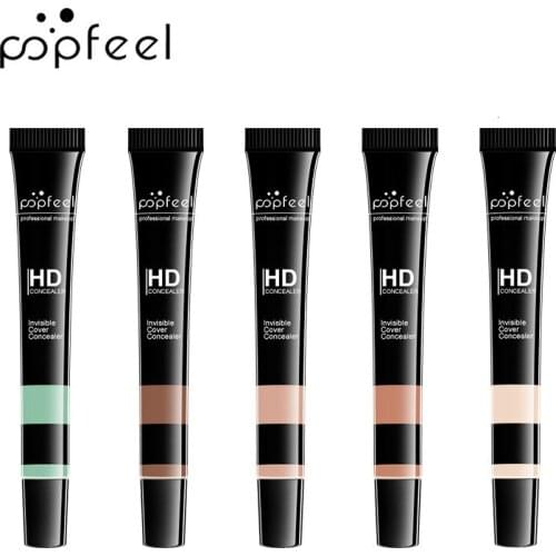 POPFEEL 5-color hose concealer cover dark circles acne marks brighten skin lasting moisture acnemarksbrightenmoisture