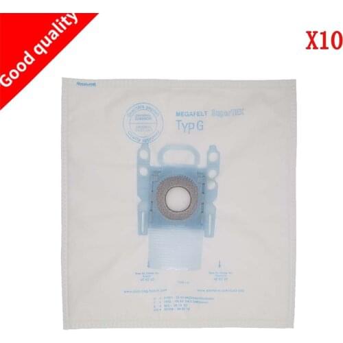 10 pack vacuum cleaner dust bag replacement for Bosch Microfibre Type G GXXL GXL MegaAir SuperTex BBZ41FGXXL