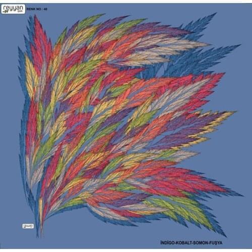 REYYAN SILK OYALIK WRITING (NEW QUALITY)-DESEN-19 - RENK-40