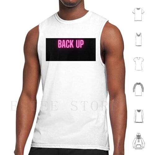 Back Up Neon Magenta Tank Tops Vest Magenta Cmyk Neon Neon Pink Pink Neon Magenta Glow Glow In The Dark Glowing Pink