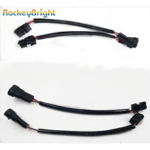 Rockeybright 2pcs For Denso for Koito HID Xenon Ballast Power Cable wire to 9005 / 9006 Male for Lexus for Toyota for Porsche 91