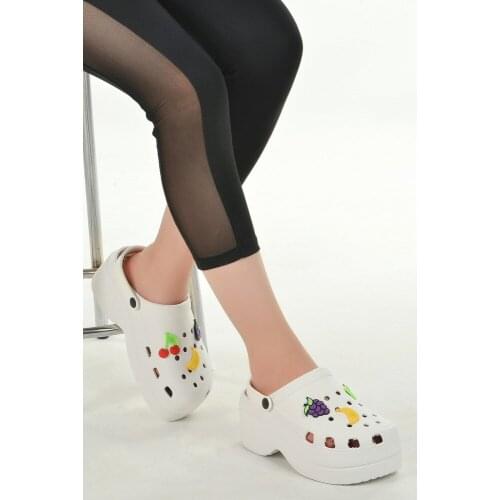 High Sole Clog Slippers Sandals Platform Breathable Women vulcanized Slip on Flip Flops non-leather Casual Shoes Flat Outdoor