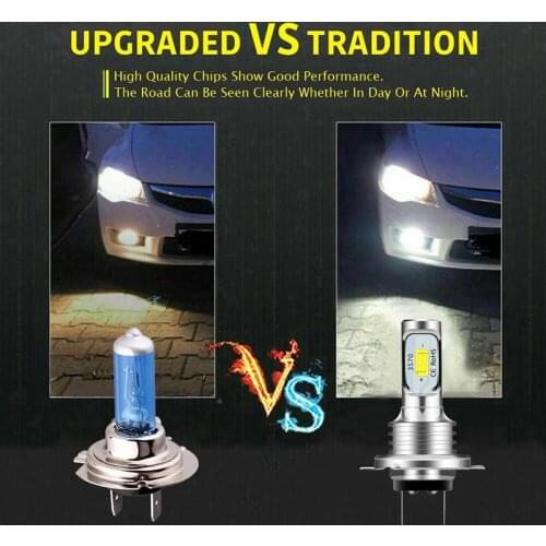 H7 Led Canbus Headlight H7 Led Lo Beam Bulbs 6000K IP 68 CSP 3570 LED Chips