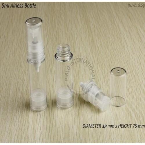 Capacity 5ml 50pcs/lot Duckbill vacuum bottles, vacuum emulsion points bottling, a trial installation of plastic bottles