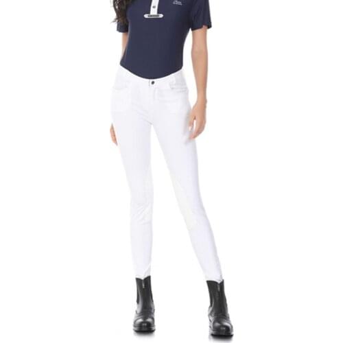 Horse Riding Pants For Women Rider Silicone Breeches Horseback Riding Equipment Pants Elastic Trousers Female Equestrian Clothes