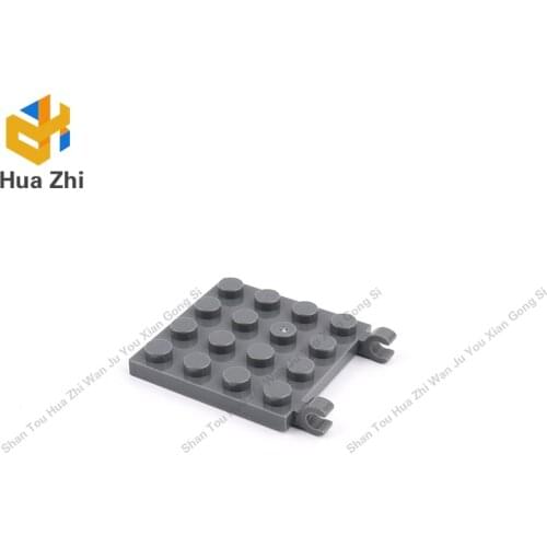 "Building Blocks Parts 11399 10PCS Plate Special 4 x 4 with Clips Horizontal (thick open O clips) LEGOING MOCS Education"