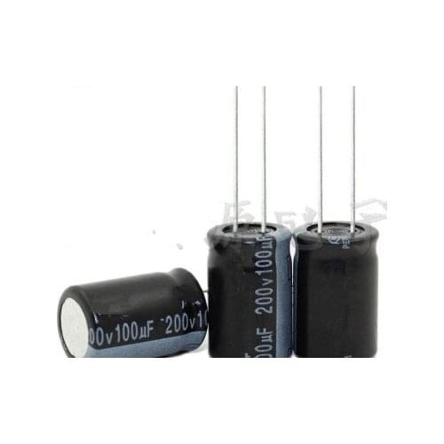 200V 100UF 100UF 200V Electrolytic Capacitor volume 13*21 best quality New origina