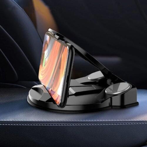 360 Universal Cell Phone Holder for Car Dashboard Degree Rotate Super Sticky Base Premium Flip Dashboard Phone Mount Car Product