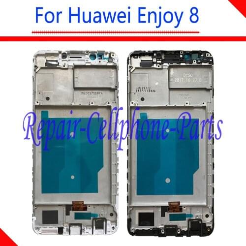 5.99 inch Black / White Full LCD DIsplay + Touch Screen Digitizer Assembly With Frame For Huawei Enjoy 8 Free Shipping