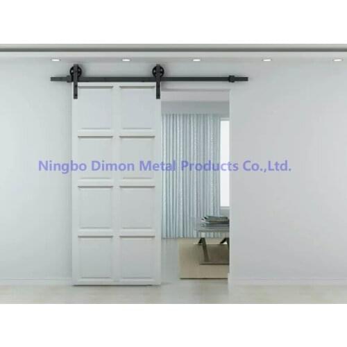 Dimon Hot Sell New Style Wood Sliding Barn Door Hardware DM-SDU 7210 With Soft Close (Without Sliding Rail)