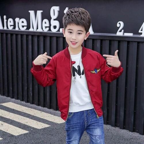 2019 New Spring & Autumn Children Jackets Casual Kids Outerwear/coats 4-12T Baseball Coats 6 Styles Jackets for Boys