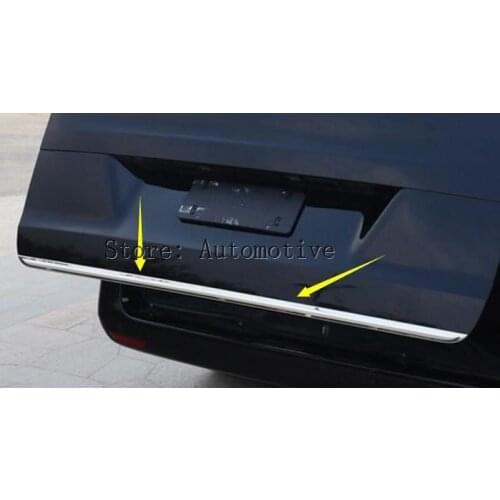 For Mercedes-Benz Vito W447 2014 2015 2016 2017 ABS Chrome Rear Tail Gate Trim Cover Molding 1pcs auto accessories car styling