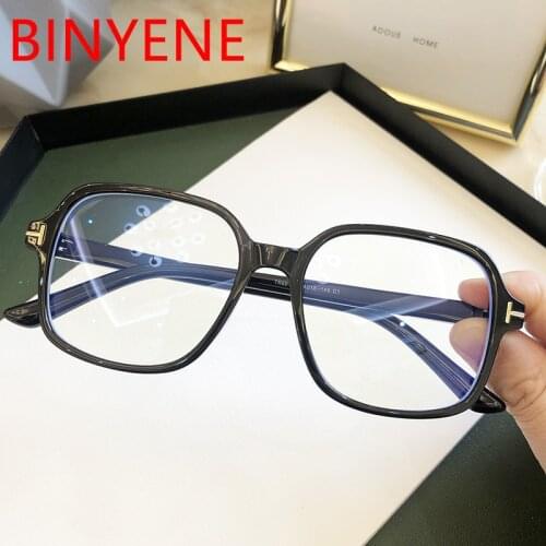 Square Eyeglasses Frame Womens Blue Light Blocking Glasses Men Vintage Computer Glasses Myopia Nerd Optical Frame Lunettes