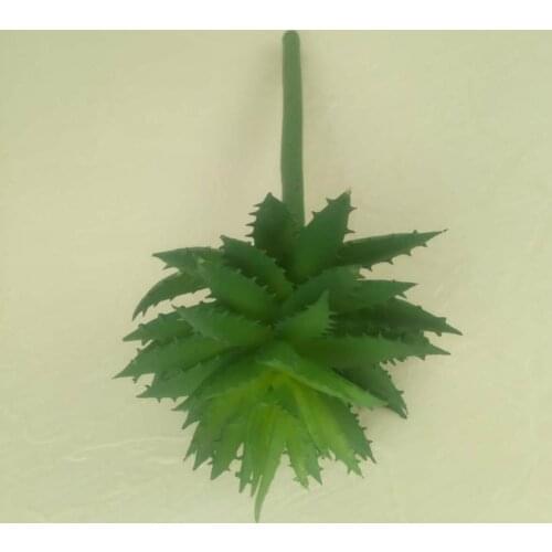 MagiDeal Artificial Succulent Real Touch Lotus Foliage Plant Garden Decor 24cm Green