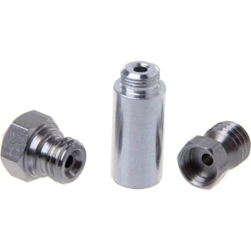 MK10 All Metal Hotend Kit M7 Nozzle 0.4mm 1.75mm Thermal Barrier Tube