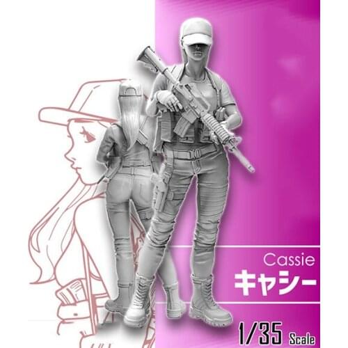 1/35 Scale Resin Figure Kit Cassie