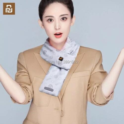 Youpin Neck Guard Heating Scarf Relieves Neck Fatigue Far Infrared Care Cervical Spine Safe Waterproof and Washable