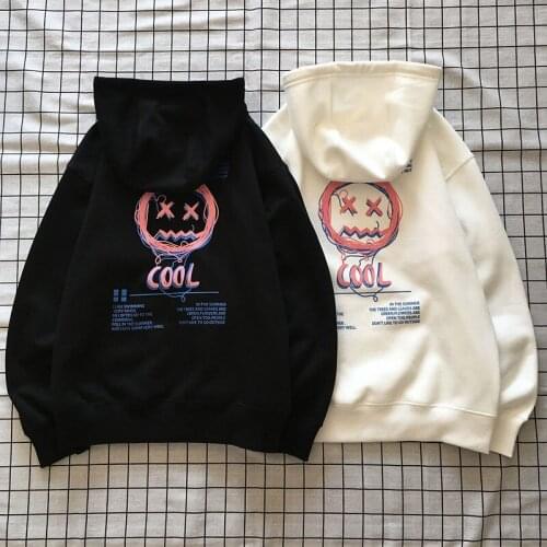 2022 New Autumn Gangfeng Korean Loose Sweatshirt Plush Thickened Hooded Pullover Top For Men And Women Top