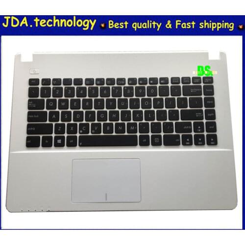 MEIARROW 95%New/Orig top case For Asus A450 X450 X450C X450V Y481C F450 palmrest US keyboard upper cover,White
