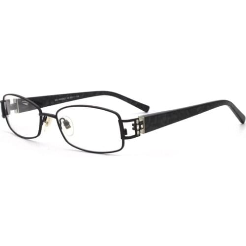 New Fashion Italy Design Glasses For Men Black Stainless Steel with metal Eyeglasses Eyewear RM00627-C5