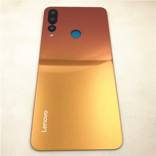 New Back Housing For Lenovo Z5S L78071 Original Glass Battery Cover Case Rear Door Replacement Parts + Adhesive