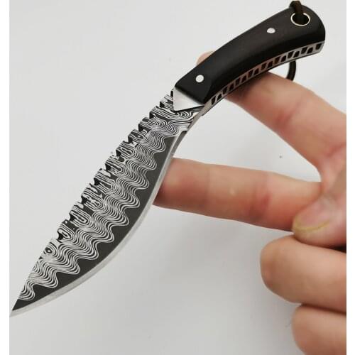 Fixed Blade Knife Hardness 8cr13mov stainless steel blade Wooden handle outdoor camping necessary portable EDC tools