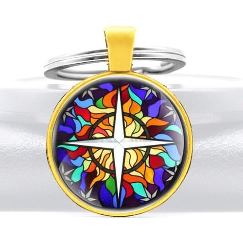 Unique Christian Cross Keychain Classic Men Women Jewelry Gifts Key Rings