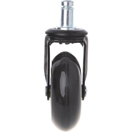 Universal 2.5" PU Style Office Chair Wheels Replacement Chair Caster