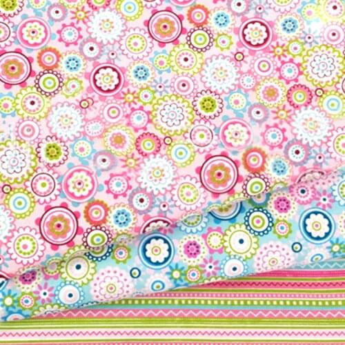 Folk Style Baby Cotton Twill Fabric For DIY Bedding Cloth Sewing Patchwork Quilting And Fashion Dress Making Fabrics