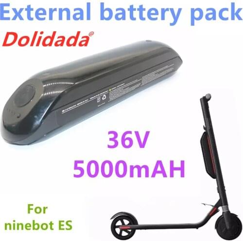 36V 5000mAh External Battery Scooter Battery Is Suitable for Ninebot Segway Es1/2/4 Series, Electric Scooter Accessories