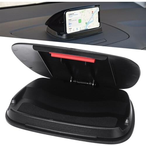 1pc Universal Mobile Phone Dashboard Car Mount Holder Portable Removable Anti-skid Smartphones Clip Bracket