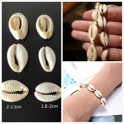 50Pcs White Sea Shell Beads For Jewelry Accessories for Women Sea Shells Earrings Bracelet Necklace Jewelry Decor Fashion