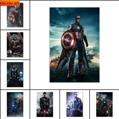 Disney Iron Man Spiderman Diamond Painting Diamond Mosaic Cross Stitch Kits Full Diamond Embroidery Room Decoration