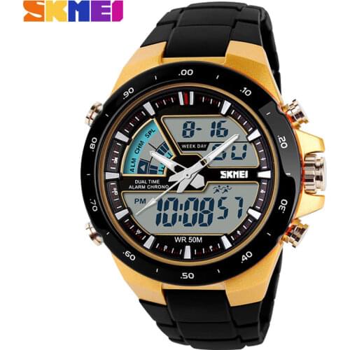 SKMEI Luxury Mens Digital LED Watch Date Sport Men Outdoor Electronic Watch Casual Sport LED Wrist Watches relogio digital NEW