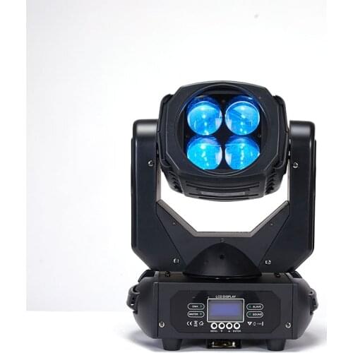 DMX512 LED Beam light lamp evening shake head lamp DJ bar dance stage stereo wedding concert in disco LED 4x25w Beam light