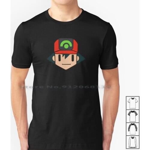 Ash Ketchem Hoenn Icon T Shirt 100% Cotton Ash Ketchem Fan Art Grass Type Water Type Fire Type Kanto Hoenn Groudon Ruby Alpha