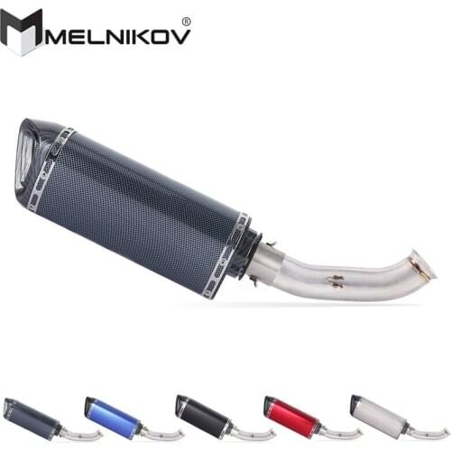 Motorcycle Exhaust Muffler Middle Pipe Slip On Escape For DUKE 390 250 DUKE 125 RC 390 125 RC390 2016 2017 2018 Exhaust