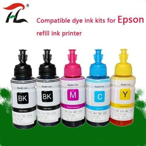 70ML dye Ink Refill Kit compatible EPSON L800 L801 L805 L810 L850 L1800 printer ink T6731 T6732 T6733 T6734 T6735 T6736