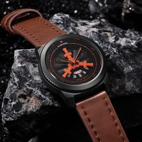NAVIFORCE 9156 Fashion Brand Mens Watch Quartz Watch Men Waterproof Wrist watch Military Clock Male Relogio Masculino