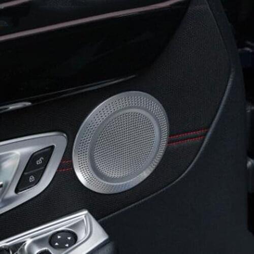 Brand New For BMW 2 Series 2015-2018 4PCS High Quality Aluminum Alloy Car Door Horn Ring Cover Trim Car Styling Accessories