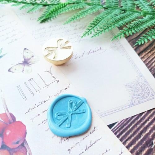 Bow gift packing Wax Seal Stamp, Wax wedding invitation seal, Lovely Bow envelops seal,Bow gift packing gift set,pack with love
