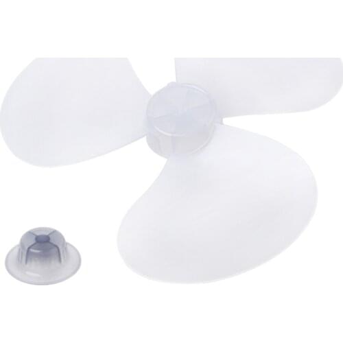 3 Leaves Clear Plastic Fan Blade Replacement for 12 Inch Pedestal Fan Stand Fan Table Fan Accessories