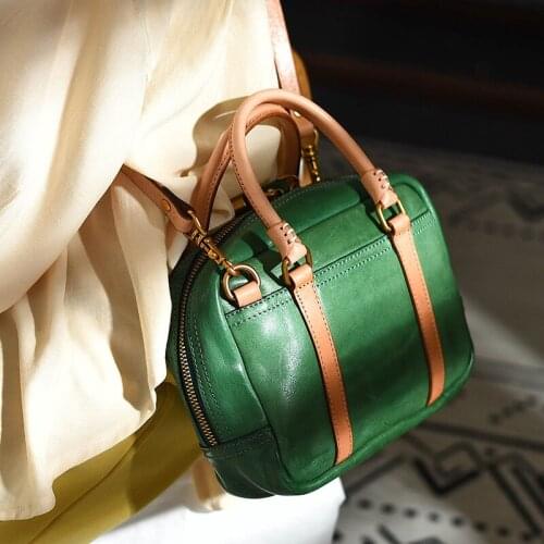 Retro Wild Literary Luxury Genuine Leather Women Small Handbag Casual Design Natural Real Cowhide Ladies Shoulder Crossbody Bag