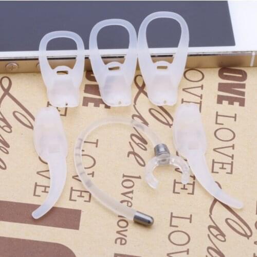 Promotions Silicone Ear pads Bud Tips Headset Earbuds eartips Earplug with ear hooks earhook for Motorola HZ800 finiti earphone