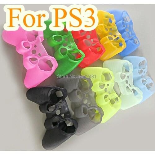 10PCS/LOT Silicone Case Protective Skin Cover for PS3 Controller Joystick Gel Rubber for Playstation 3 PS3 Controller OCGAME