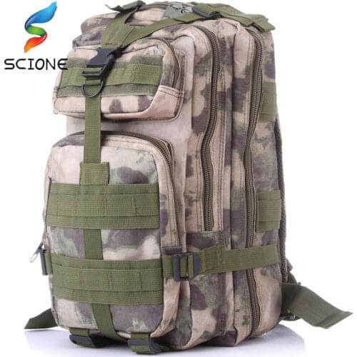 Military Tactical Assault Backpack Army Waterproof Bag Outdoors Large Capacity Hiking Camping Hunting Camo Rucksacks XA315Y
